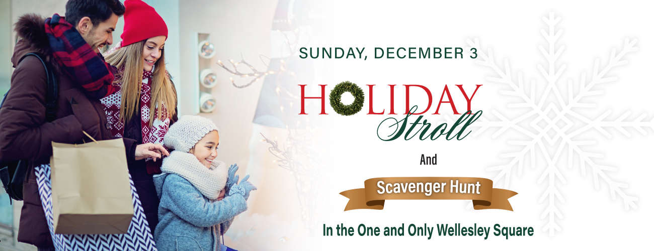 wellesley square holiday stroll and scavenger hunt