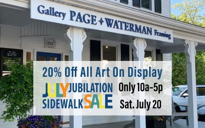 Page Waterman Gallery’s July Jubilation Special