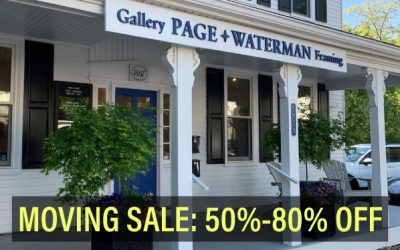 50% To 80% Off In The Page Waterman Gallery and Framing Moving Sale