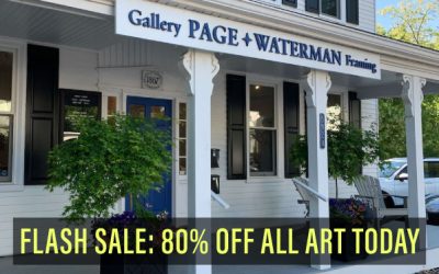 Flash Sale Today at Page Waterman Gallery and Framing